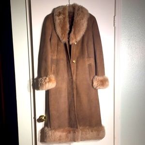 Ladies sheepskin coat
